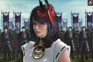 Page 1328 of Genshin Impact [Character] Kujou Sara - preview thumbnail