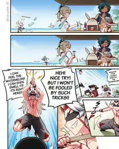 Page 1312 of Genshin Impact [Character] Kujou Sara - preview thumbnail