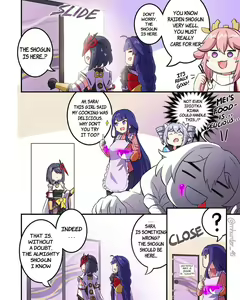 Page 1318 of Genshin Impact [Character] Kujou Sara - preview thumbnail