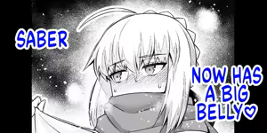 Saber, Botebara ni...❤ | Saber Now Has A Big Belly❤️ — hentai manga cover on Fhentai