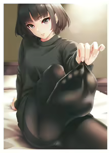 Page 28 of Kuro Tights DEEP black tights art book_20241021 - preview thumbnail