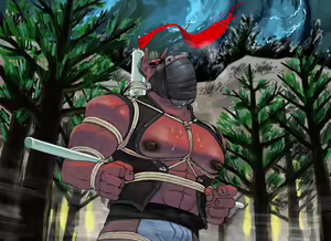 Page 4 of Sergeant Gates Forest Bondage - preview thumbnail