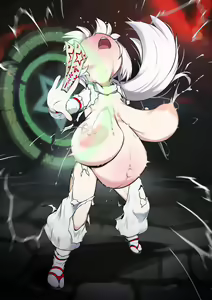 Page 8 of Albino Miko Kunoichi-chan Pinch E! - preview thumbnail