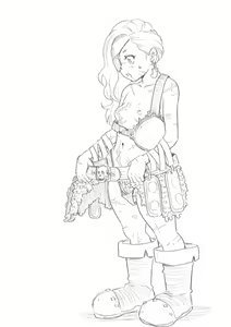 Page 259 of Zenryoku Ana Musume - Full Thrust! Hole-Maiden + Character  Rough Illust (decensored) - preview thumbnail