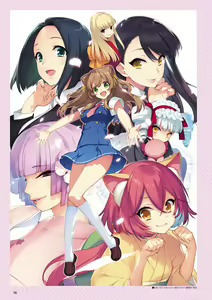 Page 109 of Akeiro Kaikitan & Nanairo Reincarnation Visual Fan Book - preview thumbnail