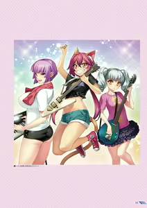 Page 114 of Akeiro Kaikitan & Nanairo Reincarnation Visual Fan Book - preview thumbnail
