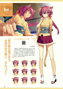 Page 135 of Akeiro Kaikitan & Nanairo Reincarnation Visual Fan Book - preview thumbnail