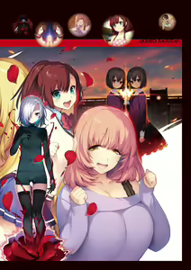 Page 8 of Akeiro Kaikitan & Nanairo Reincarnation Visual Fan Book - preview thumbnail