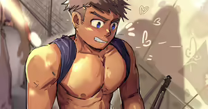 Baseball Senior's Evil Play - hentai manga cover image