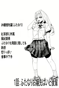 Futanari o Kakushiteiru Ojōsama wa Busaiki Shi Nagara Gamansuru — hentai manga cover on Fhentai