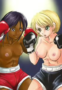 Girl vs Girl Boxing Match 3 by Taiji — hentai manga cover on Fhentai