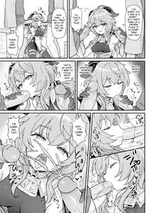 Page 8 of Ganyu-chan ga Shigoto to Seiyoku Shori o Otetsudai suru Hon. | A book where Ganyu-chan helps out with work and letting one out (decensored) - preview thumbnail
