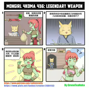 Page 133 of MonGirl 4koma - preview thumbnail