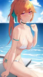 Takanashi Kiara Beach — hentai manga cover on Fhentai