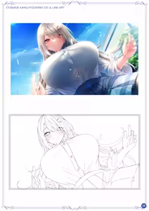 Page 17 of Kanojo Series Digital Art Book - preview thumbnail