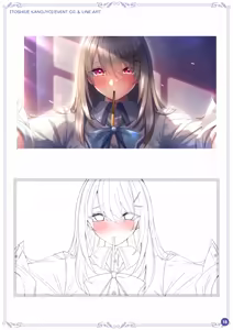 Page 18 of Kanojo Series Digital Art Book - preview thumbnail