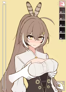 Page 3 of Massaging Mumei's moomers until she mooms - preview thumbnail