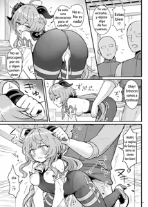 Page 14 of Ganyu-chan ga Shigoto to Seiyoku Shori o Otetsudai suru Hon. | Un Libro donde Ganyu-chan ayuda a los trabajadores con su deseo sexual (decensored) - preview thumbnail
