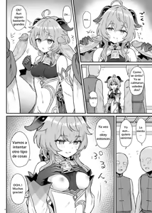 Page 9 of Ganyu-chan ga Shigoto to Seiyoku Shori o Otetsudai suru Hon. | Un Libro donde Ganyu-chan ayuda a los trabajadores con su deseo sexual (decensored) - preview thumbnail