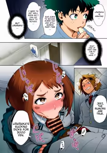 Page 3 of Uraraka Ura Fuuzoku | Uraraka's Behind-the-Scenes Prostitution - preview thumbnail