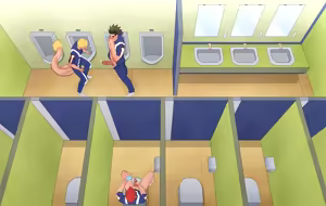Page 3 of U.A.Men's bathroom - preview thumbnail