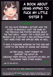 Page 27 of Imouto to (Saimin de) Ichaicha Suru Hon 3 | A Book about using Hypno to Fuck my Little Sister 3 - preview thumbnail
