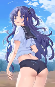 Page 49 of Hayase Yuuka (Blue Archive) ass collection - preview thumbnail