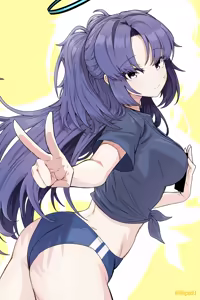 Page 66 of Hayase Yuuka (Blue Archive) ass collection - preview thumbnail