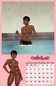 Page 11 of LexCorp Calendar 2025 "JustTITS League" - FANMADE edits of Sunsetriders7 assets - preview thumbnail