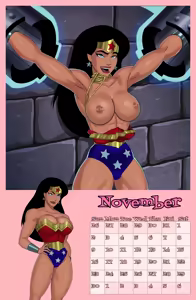 Page 12 of LexCorp Calendar 2025 "JustTITS League" - FANMADE edits of Sunsetriders7 assets - preview thumbnail