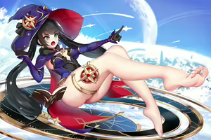 Page 44 of Mona (Genshin Impact) feet collection - preview thumbnail