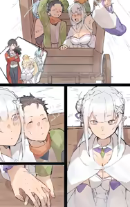 Page 2 of Subaru x Emilia and Rem New Year 2025 - preview thumbnail
