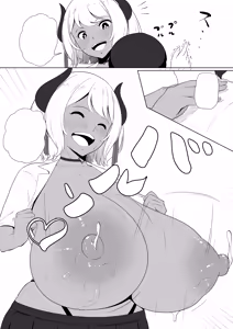Page 13 of inma na Osananajimi no Sakunyuu Jijou "Houkago Onedari Chichishibori Hen" - preview thumbnail