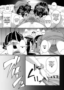Page 19 of Futago Mesugaki Kuma-kei Chinpo o Itadaku | Un ours Reçoit l'attention de deux jumelles espiègles au style sauvage. - preview thumbnail