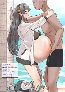 Swimsuit Haruna — hentai manga cover on Fhentai