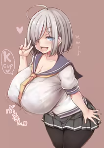 Page 26 of 乳を悪気なく押し付けてくる浜風後輩 1~7 - preview thumbnail