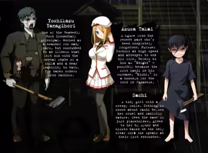 Page 33 of Corpse Party: Blood Drive (2015) Everafter Edition Artbook, Postcards & CG - preview thumbnail