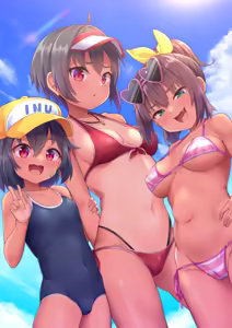 Page 2 of Beach de Asobo (decensored) - preview thumbnail