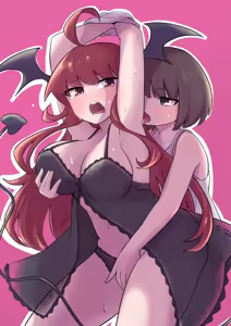 Ubu na Succubus Wakarase Yuri Ecchi | Teaching the Inexperienced Succubus a Lesson with Yuri Sex - hentai manga cover image