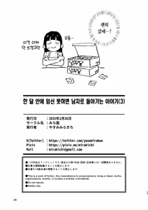 Page 29 of 1-kagetsu Ninshin Shinakereba Otoko ni Modoreru Hanashi (3) | 한 달 안에 임신 못하면 남자로 돌아가는 이야기 - preview thumbnail