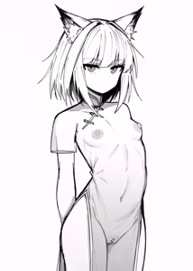 Page 3 of Arknights See-Through China Dress Club Hitori Goudou - preview thumbnail