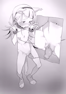Page 34 of Shinosawa Hiro no Shikyuudatsu Plug Inumimi Yagai Roshutsu Kubiwa Kousoku Osanpo Play - preview thumbnail