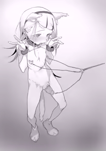 Page 35 of Shinosawa Hiro no Shikyuudatsu Plug Inumimi Yagai Roshutsu Kubiwa Kousoku Osanpo Play - preview thumbnail