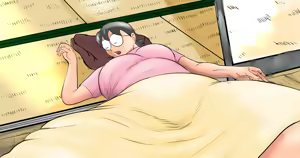 ふたなり 野比玉子さん 縁側でうたたね・・リメイク - hentai manga cover image
