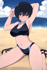 Umi de Iinari Onee-san — hentai manga cover on Fhentai