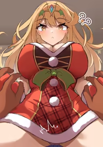 Page 3 of Christmas with Mythra🎄✨ - preview thumbnail