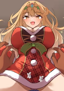 Page 6 of Christmas with Mythra🎄✨ - preview thumbnail