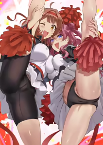 がんばれ♥がんばれ♥ 爆裂!!エッチな応援団 — hentai manga cover on Fhentai