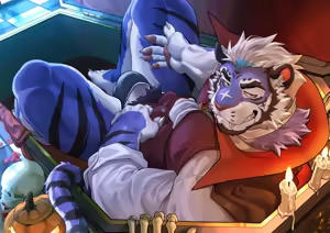 Page 20 of November 2024 (2024-11) Full Combo reward (Bluedy Dracula) pinups + steps + psd edit variations - preview thumbnail