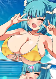 Page 140 of 和超丰满的猫耳爆乳少女一起在海滩恩恩爱爱乳交&干个爽的故事 - preview thumbnail